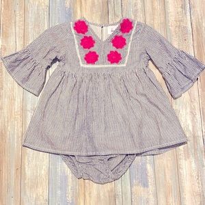 6 month bell sleeve dress and panty